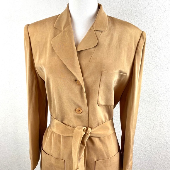 Patrick Collection Vintage Silk Blazer/Jacket - Picture 2 of 11